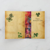 EXCALIBUR Monogram Parchment St.Patrick's Day Kaart (Binnen)
