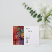 EXCALIBUR monogram parel papier Visitekaartje (Staand voorkant)