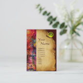 EXCALIBUR MONOGRAM Perkament, geel TopazGem Visitekaartje (Staand voorkant)