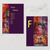 EXCALIBUR-Monogram Visitekaartje (Voorkant / Achterkant)