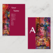 EXCALIBUR MONOGRAMME VISITEKAARTJE (Voorkant / Achterkant)