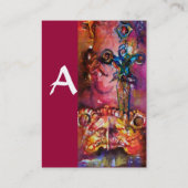 EXCALIBUR MONOGRAMME VISITEKAARTJE (Achterkant)