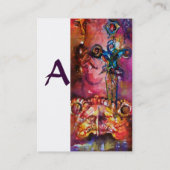 EXCALIBUR MONOGRAMME VISITEKAARTJE (Achterkant)