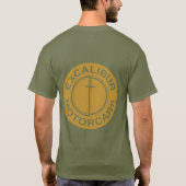 Excalibur Motorcars Gold logo T-shirt (Achterkant)