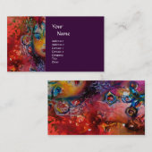 EXCALIBUR paarse fuchsia blauw rood roze wit Visitekaartje (Voorkant / Achterkant)