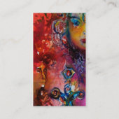 EXCALIBUR paarse fuchsia blauw rood roze wit Visitekaartje (Achterkant)