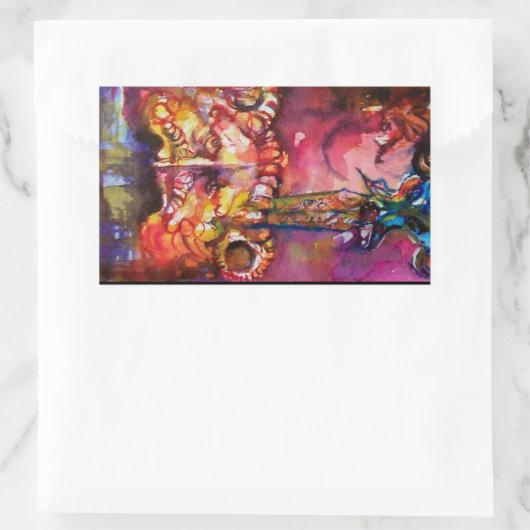 EXCALIBUR RECHTHOEKIGE STICKER (Tas)