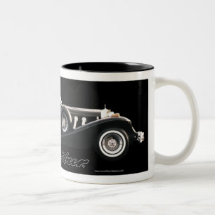 Excalibur-reeks IV Black Phaeton-mok Tweekleurige Koffiemok