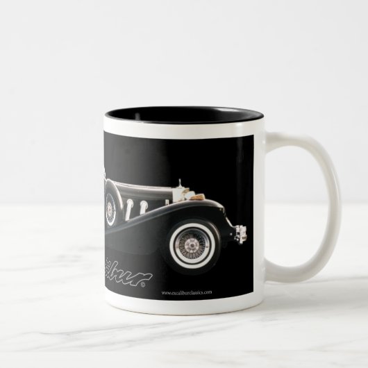 Excalibur-reeks IV Black Phaeton-mok Tweekleurige Koffiemok (Rechts)
