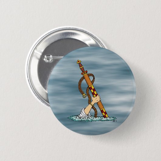 Excalibur Ronde Button 5,7 Cm (Voorkant /achterkant)