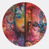 EXCALIBUR RONDE STICKER (Voorkant)