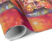 EXCALIBUR, rood paars blauw Cadeaupapier (Rol Hoek)