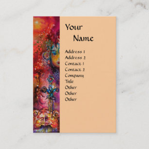 EXCALIBUR roze eggshell Visitekaartje