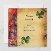 EXCALIBUR, St Patrick's Day Party, parchment Kaart (Achterkant)