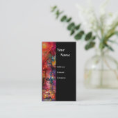 EXCALIBUR zwarte paarse fuchsia red blauw wit Visitekaartje (Staand voorkant)