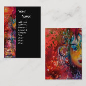 EXCALIBUR zwarte paarse fuchsia red blauw wit Visitekaartje (Voorkant / Achterkant)