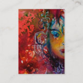 EXCALIBUR zwarte paarse fuchsia red blauw wit Visitekaartje (Achterkant)