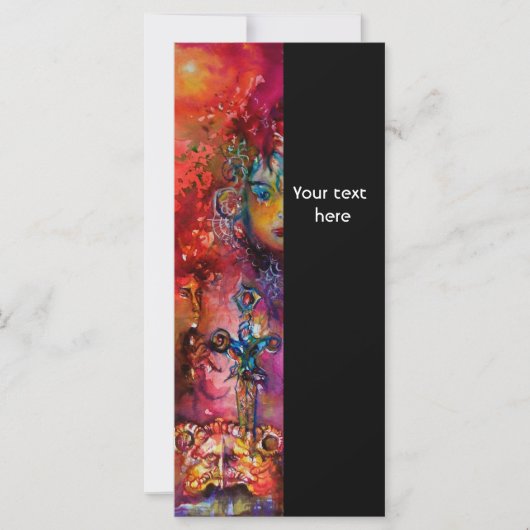 EXCALIBUR zwarte paarse fuchsie rode blauwe roze w (Voorkant)