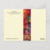 EXCALIBUREMAAT KONINGIN VAN MAGIC SWORD Fantasy Mo Briefkaart (Achterkant)