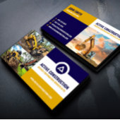 Excavating, Forestry mulching, land clearing Busin Visitekaartje