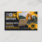 Excavation, Building Construction, Concrete works Visitekaartje (Voorkant)