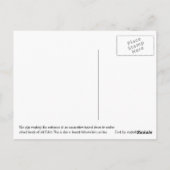 Excavation Tunnels - Tzfat, Israël Briefkaart (Achterkant)