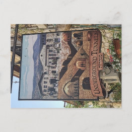 Excavation Tunnels - Tzfat, Israël Briefkaart