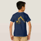 Excavator #1 van Fameland T-shirt (Achterkant volledig)