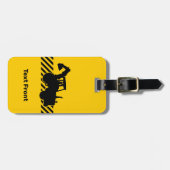 Excavator Bagagelabel (Voorkant horizontaal)