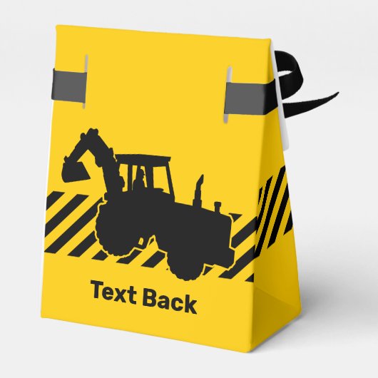 Excavator Bedankdoosjes (Achterkant)