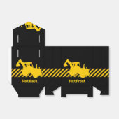 Excavator Bedankdoosjes (Uitgevouwen)