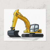 Excavator Briefkaart (Voorkant)