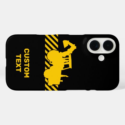 Excavator Case-Mate iPhone Case (Achterkant (horizontaal))