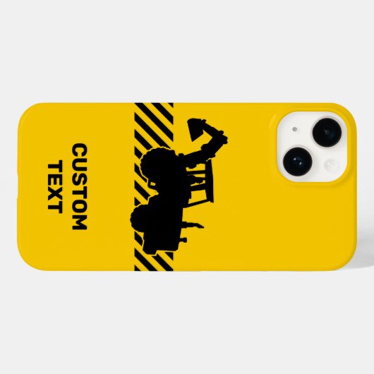 Excavator Case-Mate iPhone Case (Achterkant (horizontaal))