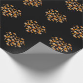 Excavator Concrete mixer Dump Trucks Construction Cadeaupapier (Hoek)