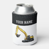 Excavator Construction Equipment Cool Name Blikjeskoeler (Blikje Voorkant)