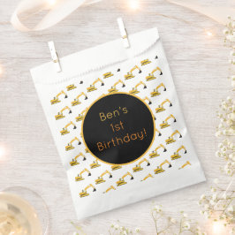 Excavator Construction Trucks Bedankzakje