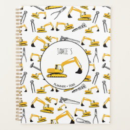 Excavator Construction Trucks Tools Planner