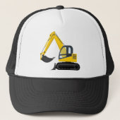 Excavator, Ditch-digger ontwerp van machines Trucker Pet (Voorkant)