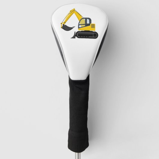Excavator Golfheadcover (Voorkant)