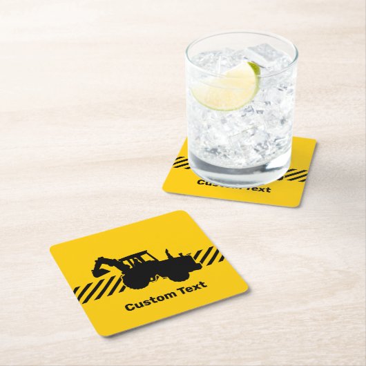 Excavator Kartonnen Onderzetters (Insitu)