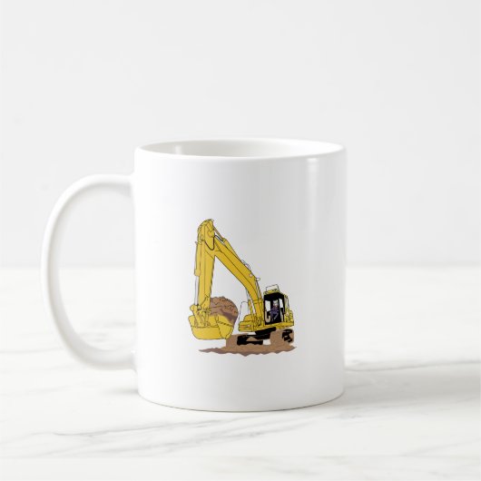 Excavator Koffiemok (Links)