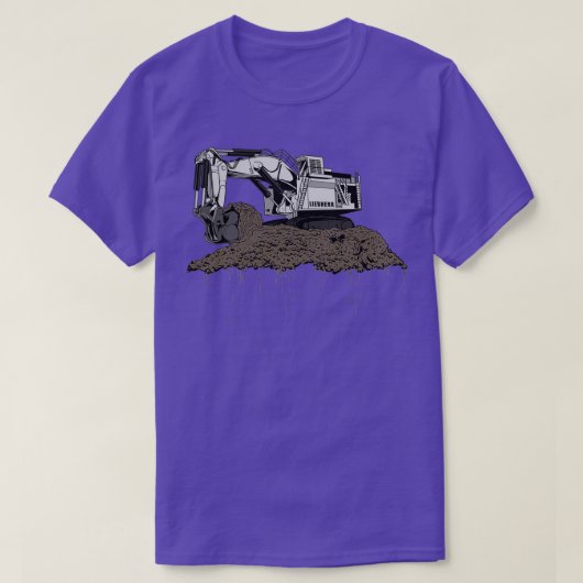 Excavator Liebherr T-shirt (Design voorkant)