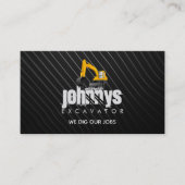 Excavator-Logo Visitekaartjes (Voorkant)