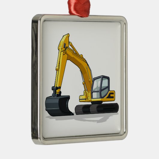 Excavator Metalen Ornament (Rechts)