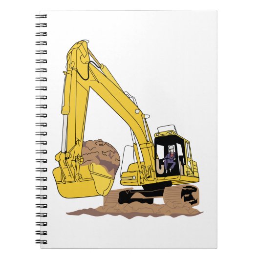 Excavator Notitieboek (Voorkant)