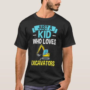 Excavator operator afstandsbedieningsmechanisme R T-shirt
