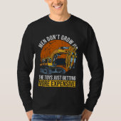 Excavator Operator And Backhoe Operator T-shirt (Voorkant)
