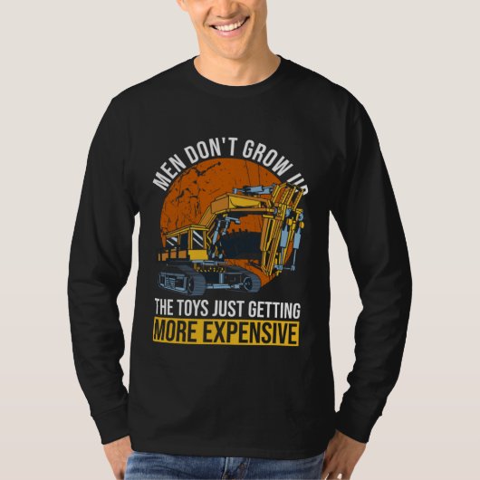 Excavator Operator And Backhoe Operator T-shirt (Voorkant)