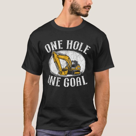 Excavator Operator Construction Vehicle Digger 1 T-shirt (Voorkant)